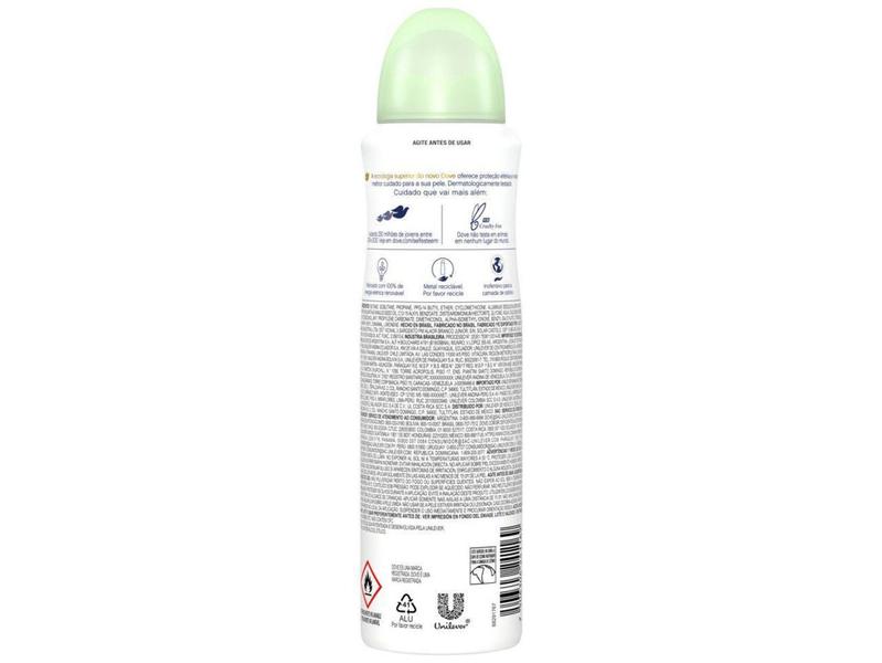 Imagem de Desodorante Antitranspirante Aerossol Dove - Go Fresh Pepino e Chá Verde 150ml