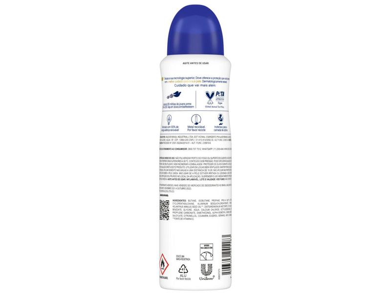 Imagem de Desodorante Antitranspirante Aerossol Dove Original 72 Horas 150ml