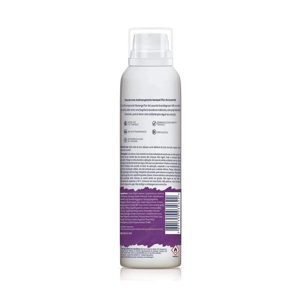 Imagem de Desodorante Antitranspirante Aerossol Feminino Flor De Lavanda 150ml Monange