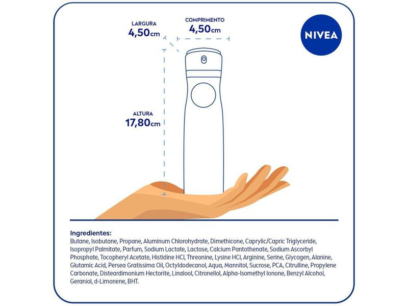 Imagem de Desodorante Antitranspirante Aerossol Nivea   - Deomilk Fresh Feminino 150ml