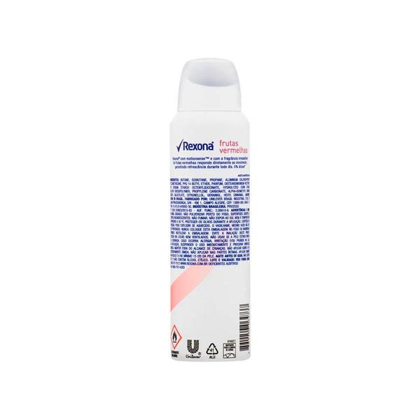 Imagem de Desodorante Antitranspirante Aerossol Rexona Frutas Vermelhas 150Ml