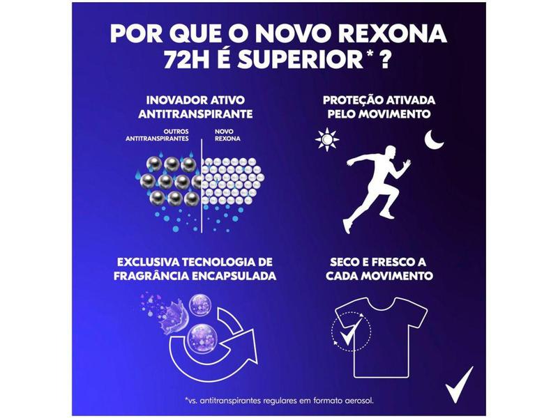 Imagem de Desodorante Antitranspirante Aerossol Rexona - Impacto Masculino 72 Horas 150ml