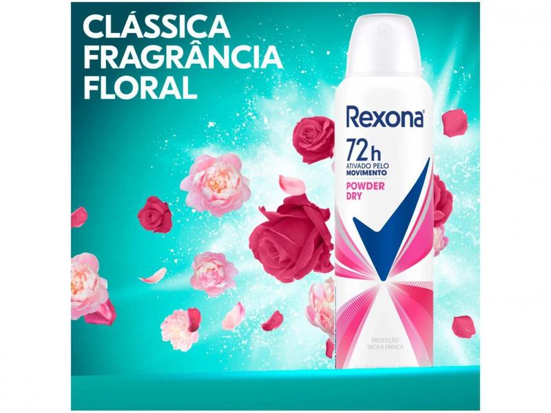 Imagem de Desodorante Antitranspirante Aerossol Rexona - Powder Dry Feminino 72 Horas 150ml