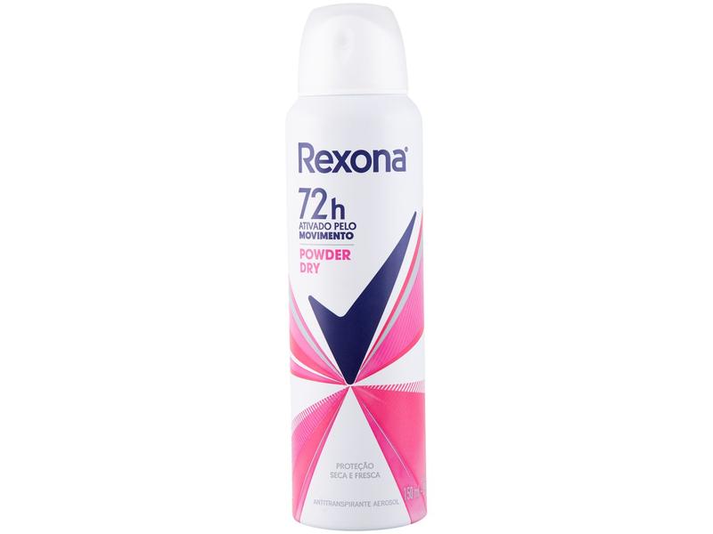 Imagem de Desodorante Antitranspirante Aerossol Rexona Powder Dry Feminino 72 Horas 150ml