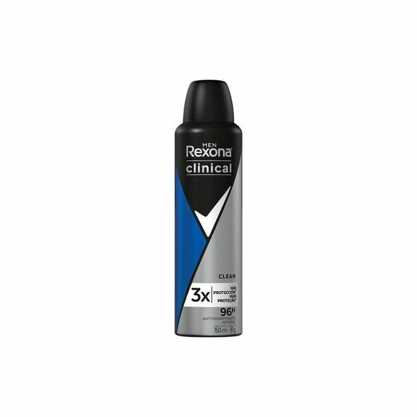 Imagem de Desodorante Antitranspirante Clinical Clean 150ml - Rexona