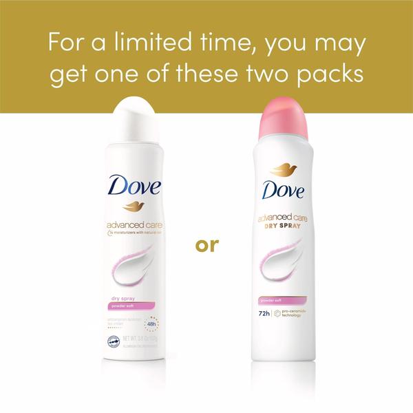 Imagem de Desodorante antitranspirante em spray Dove Advanced Care Powder Soft