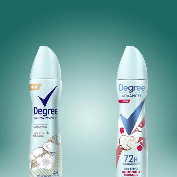 Imagem de Desodorante antitranspirante em spray seco Degree Advanced 3x100ml