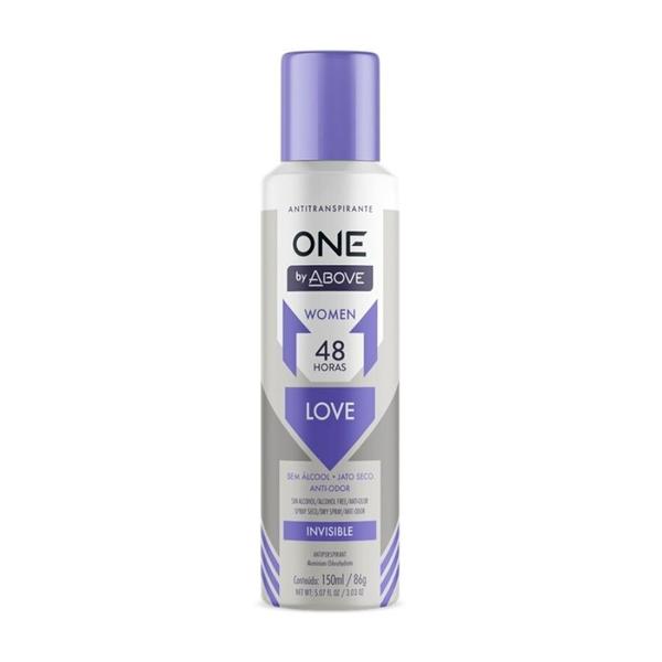 Imagem de Desodorante antitranspirante Feminino above Women one love, aerossol com 150mL