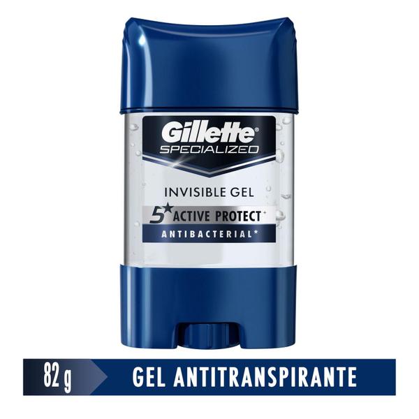 Imagem de Desodorante Antitranspirante Gillette Specialized Antibacterial Gel 82g