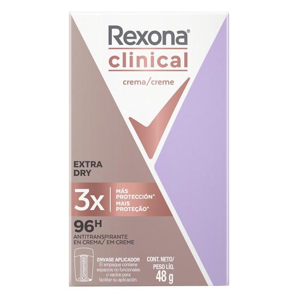 Imagem de Desodorante antitranspirante Rexona clinical classic 58g