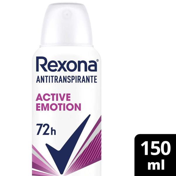 Imagem de Desodorante Antitranspirante Rexona Feminino Active Emotion 150ml