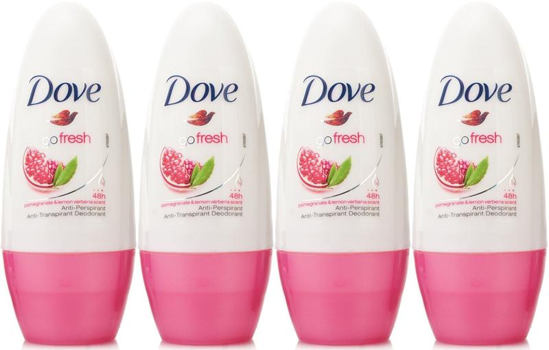 Imagem de Desodorante antitranspirante Roll-On Dove Go Fresh Pomegranate 50mL