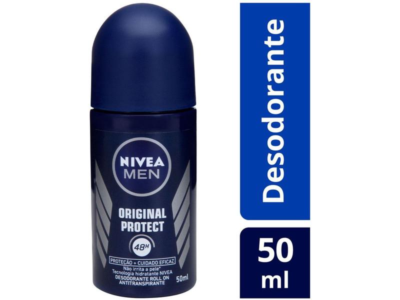 Imagem de Desodorante Antitranspirante Roll On Nivea - Men Original Protect Masculino 50ml