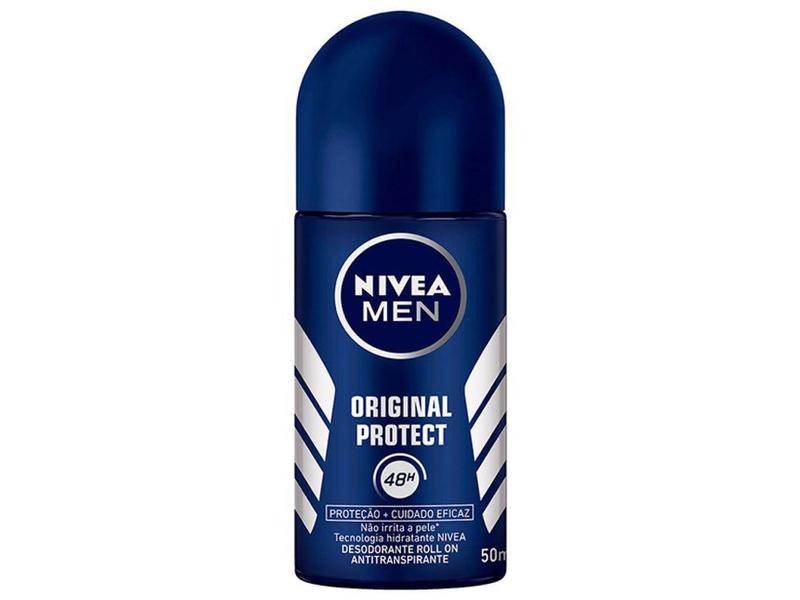 Imagem de Desodorante Antitranspirante Roll On Nivea Men - Original Protect Masculino Proteção 48 Horas 50ml