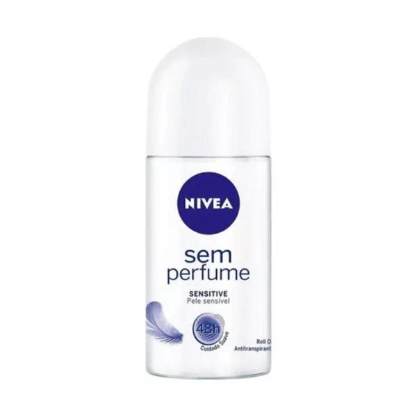 Imagem de Desodorante Antitranspirante Roll On Sem Perfume 50ml Nivea