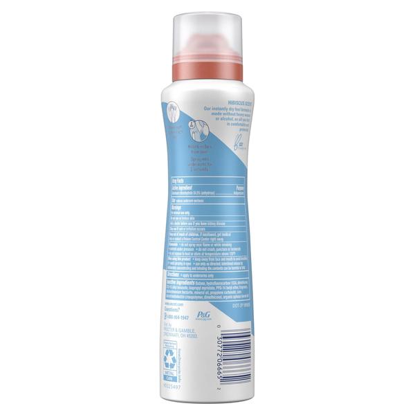 Imagem de Desodorante antitranspirante Secret Dry Spray Tropical Hibiscus 120mL