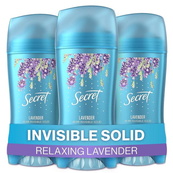 Imagem de Desodorante antitranspirante Secret Lavender Women 75 mL (x3)