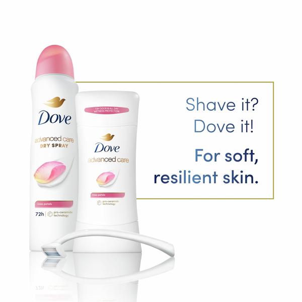 Imagem de Desodorante antitranspirante Stick Dove Advanced Care Rose Petals