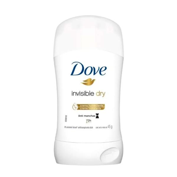 Imagem de Desodorante Antitranspirante Stick Dove Invisible Dry 45g