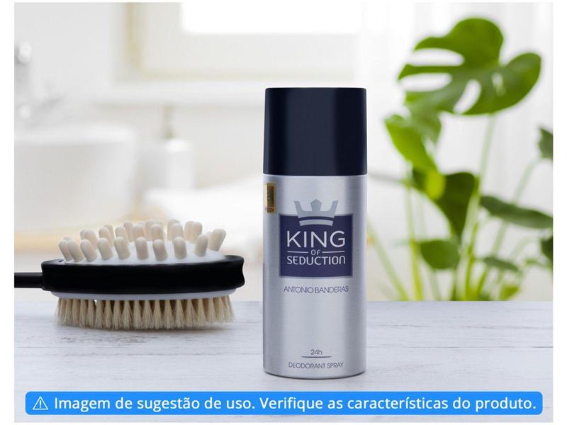 Imagem de Desodorante Antonio Banderas King of Seduction - Spray Masculino 150ml