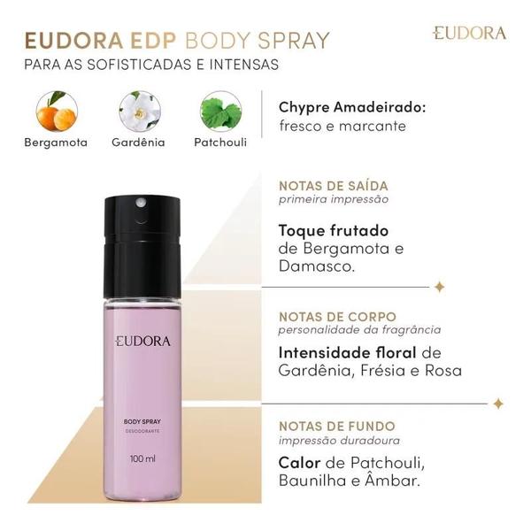 Imagem de Desodorante Body Spray Eudora 100ml