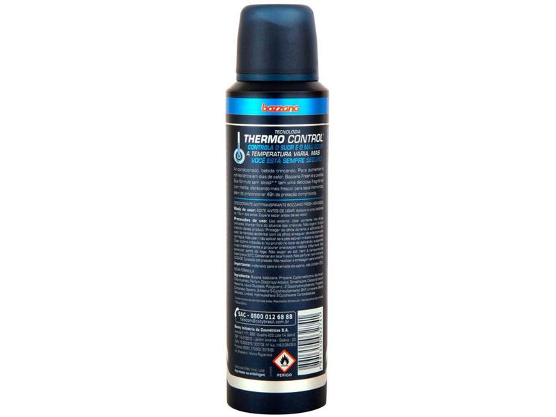 Imagem de Desodorante Bozzano Thermo Control Fresh Aerossol - Antitranspirante Masculino 90g