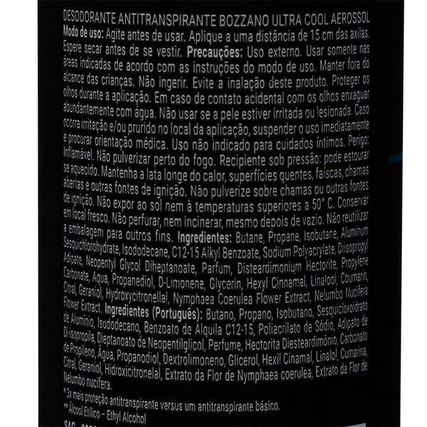 Imagem de Desodorante Clinical Ultra Cool Antitranspirante Aerossol Bozzano Masculino 150ml