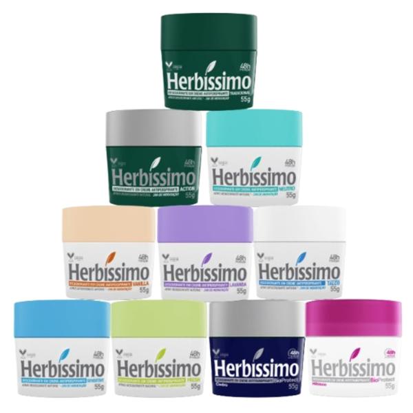 Imagem de Desodorante Creme Antitranspirante 55g Herbíssimo - Dana