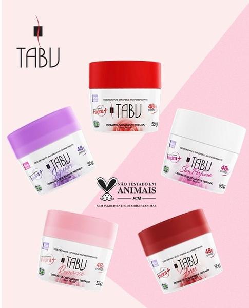 Imagem de Desodorante Creme Antitranspirante Tabu Segredos 55G