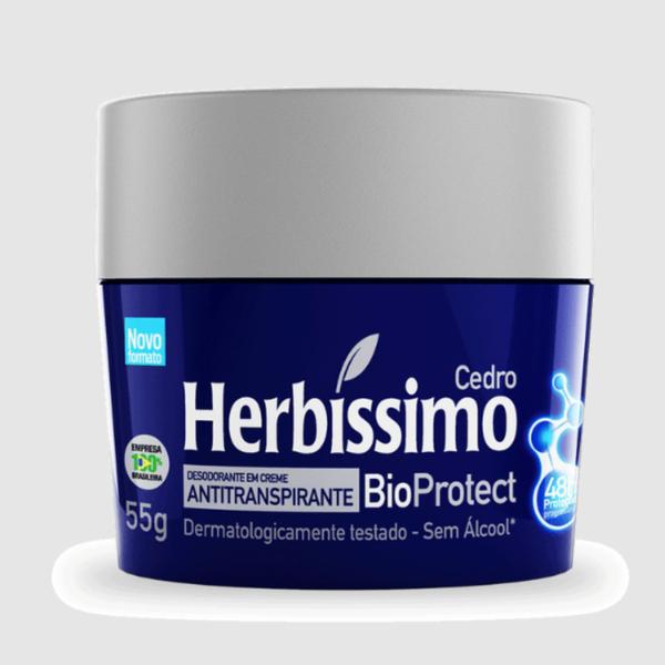 Imagem de Desodorante Creme Bioprotect Cedro Herbíssimo 55G - Dana