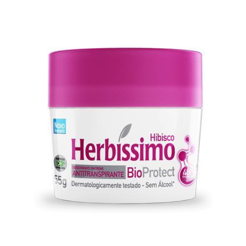 Imagem de Desodorante Creme BioProtect Hibisco 55g - Herbissimo