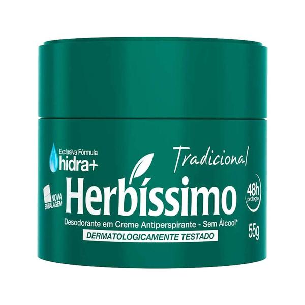 Imagem de Desodorante Creme Herbissimo Tradicional 55g