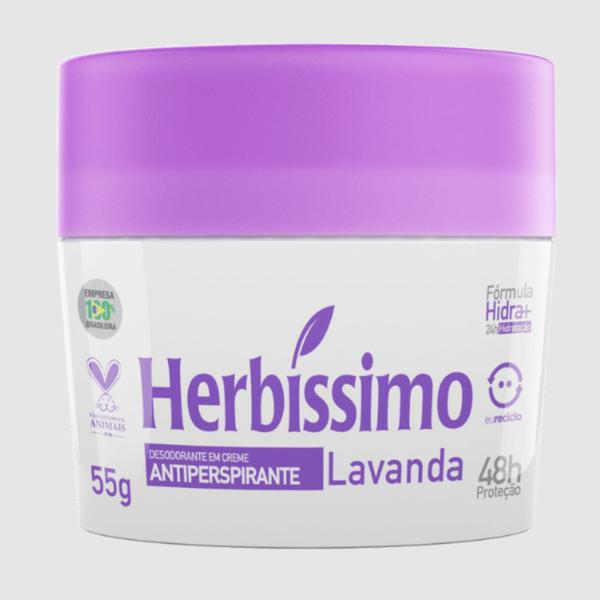 Imagem de Desodorante Creme Lavanda Herbíssimo 55G - Dana