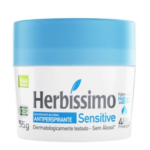 Imagem de Desodorante Creme Sensitive Herbíssimo 55G - Dana