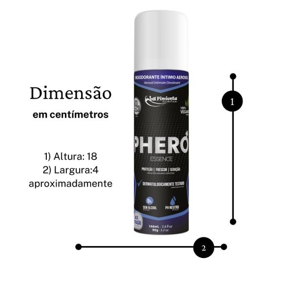 Imagem de Desodorante De Virilha Masculina Anti Mau Cheiro Phero 166ml