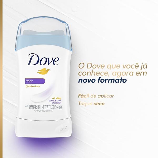 Imagem de Desodorante Dove Invisible Solid Antitranspirante Fresh 50ml