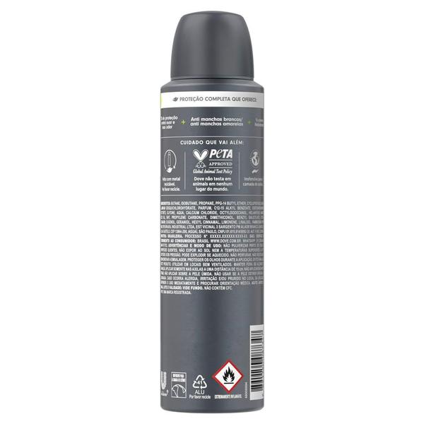 Imagem de Desodorante Dove Men + Care Invisible Fresh Aerosol Antitranspirante 72h com 150ml