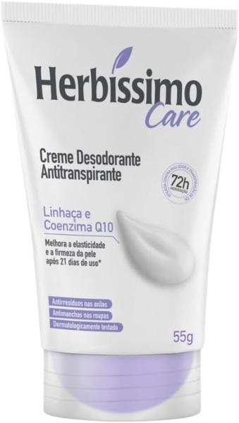 Imagem de Desodorante em Creme Herbíssimo Care Linhaça e Coenzima Q10 55g