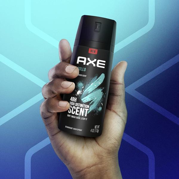 Imagem de Desodorante em spray corporal AXE Apollo para homens 120 ml (pacote com 4)