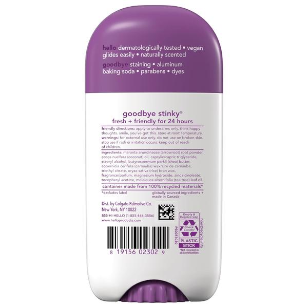 Imagem de Desodorante hello Lavender, baunilha, sem alumínio, 75 mL, pacote com 2