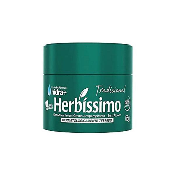 Imagem de Desodorante herbissimo creme tradicional 55g