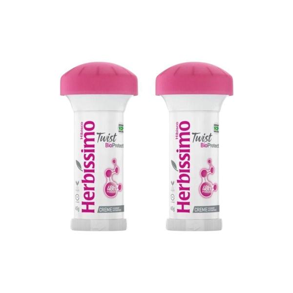 Imagem de Desodorante Herbissimo Stick Creme Bio Protect Hib 45G - 2Un