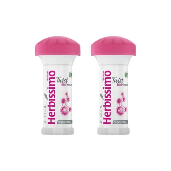 Imagem de Desodorante Herbissimo Stick Creme Bio Protect Hib 45g - 2un