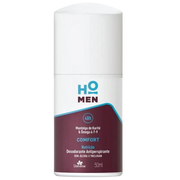Desodorante Ho Men Roll On Comfort Nutrição 50ml Davene Imagem de Desodorante Ho Men Roll On Comfort Nutrição 50ml Davene