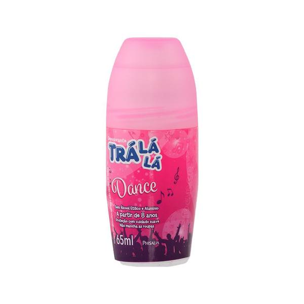 Imagem de Desodorante Infantil Roll On Suave Tra La La Dance Feminino Sem Álcool +8 anos 65ml (Kit com 18 Unidades)