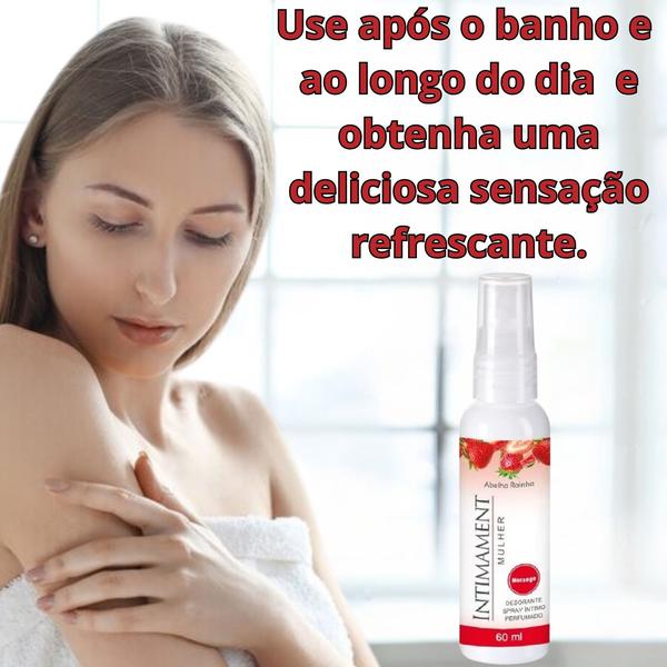 Imagem de Desodorante Intimament Morango Abelha Rainha (3 unidades)