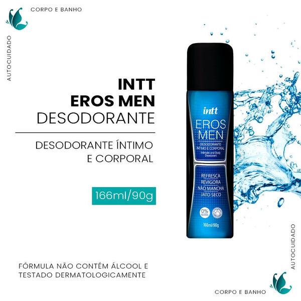 Imagem de Desodorante Íntimo Masculino Eros Men 166ml Intt