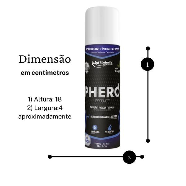 Imagem de Desodorante Íntimo Masculino Perfume Exclusivo Phero Essence