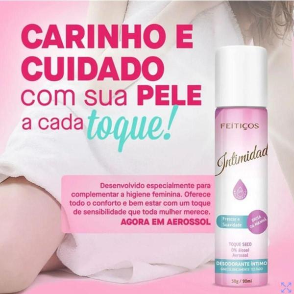 Imagem de Desodorante íntimo proteção feminina Cheiroso e refrescante