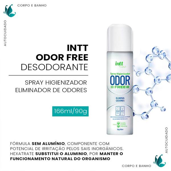 Imagem de Desodorante Íntimo Unissex Odor Free 166ml Intt